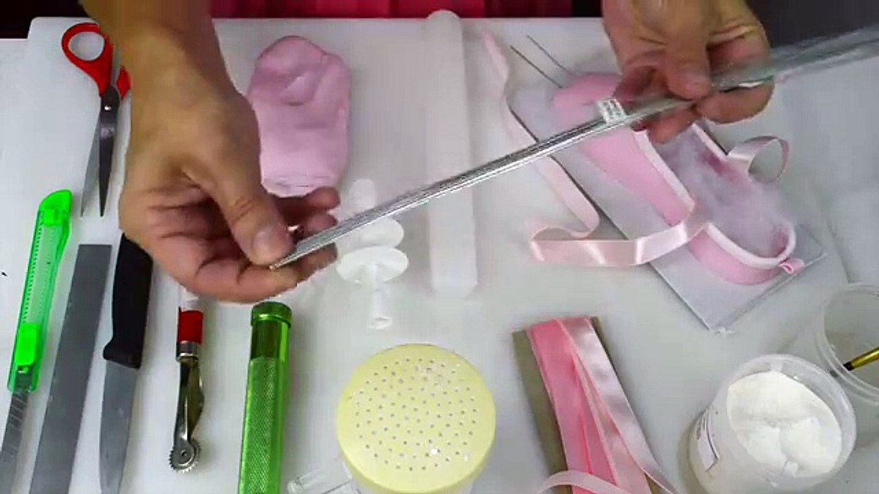 FONDANT BALLERINA SHOE CAKE TOPPER | BY VERUSCA WALKER