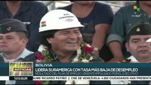 Bolivia es el país con menor desempleo de América Latina