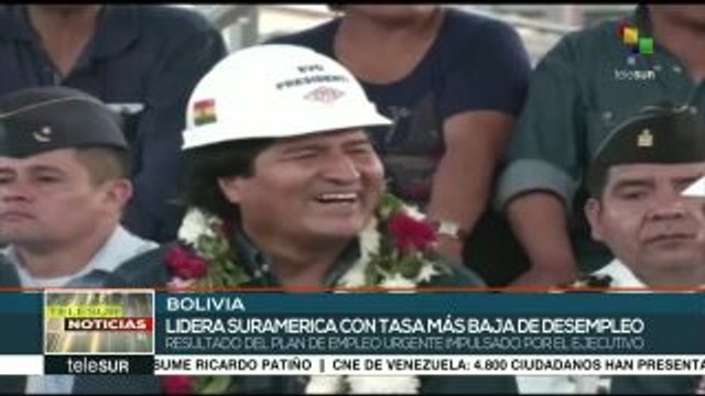 Bolivia es el país con menor desempleo de América Latina