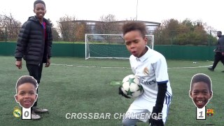 Crossbar Challenge & Penalty Shootout!! | EL CLASICO Special!! | Tekkerz Kid