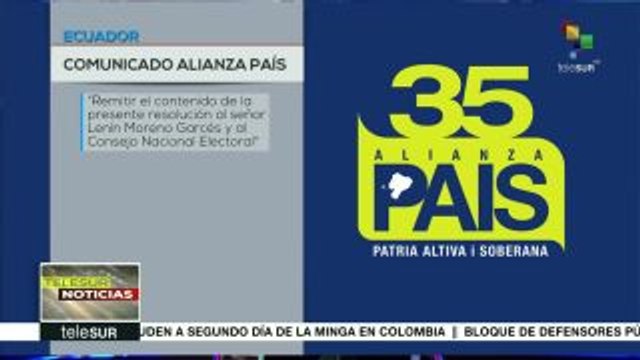 Ecuador: Ricardo Patiño es nombrado nuevo presidente de Alianza PAIS