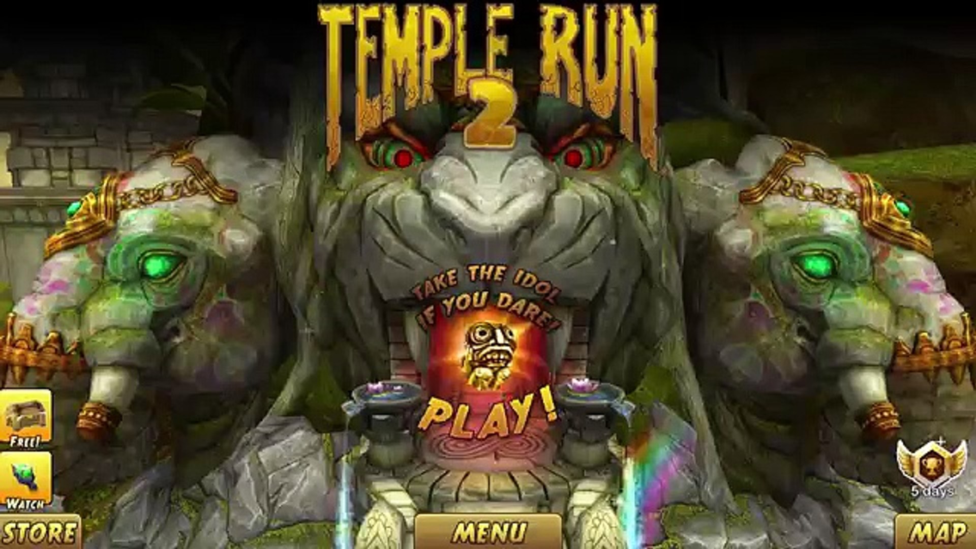 Temple Run 2 All 5 Maps Play Lost Jungle | Blazing Sand | Spooky Summit |  Frozen Shadow | Sky Summit - Dailymotion Video