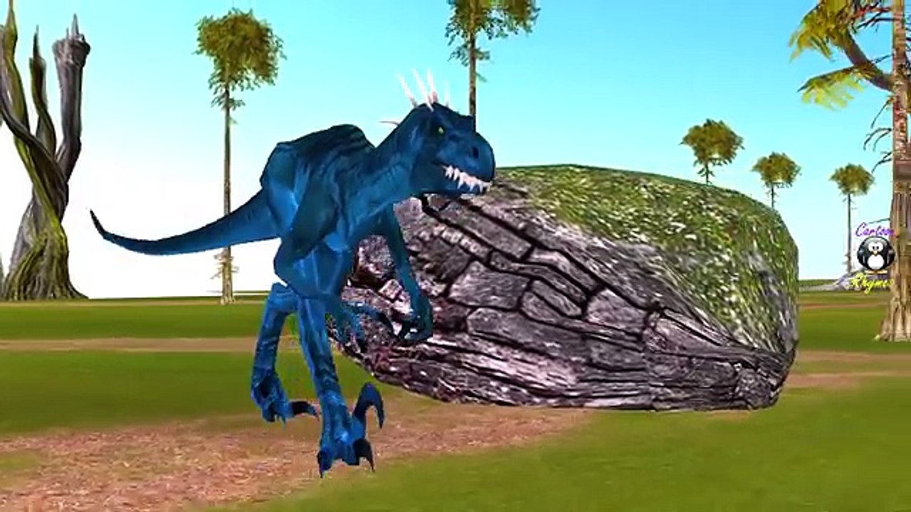 Colours Dinosaurs Movie Fighting | Dinosaurs Cartoons For Children | Dinosaur 3D Animation