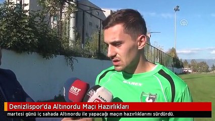 Denizlispor'da Altınordu Maçı Hazırlıkları
