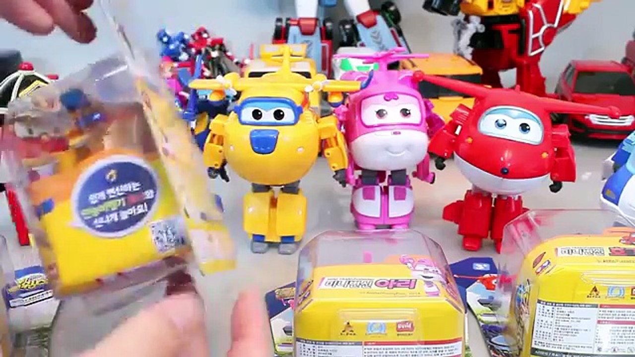 Plane Super Wings Airplane Robocar Poli Transformers Play Doh Toy Surprise