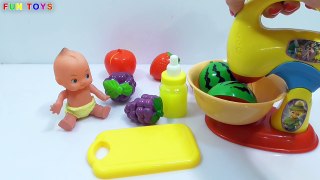 Potty Training Baby Doll - Play doctor learn colors and fruit for children