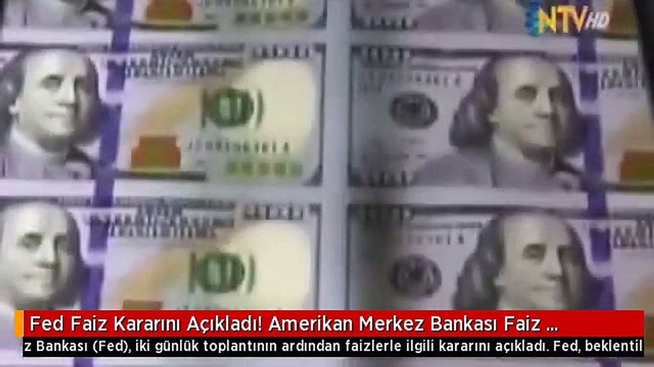 Fed Faiz Kararını Açıkladı! Amerikan Merkez Bankası Faiz Oranlarını Değiştirmedi