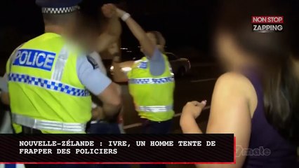 Nouvelle-Zélande : ivre, un homme frappe les policiers qui tentent de l'interpeller (vidéo)