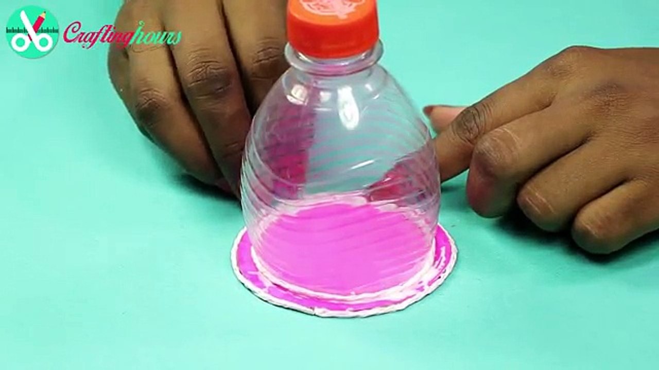 Plastic Bottle Craft, Recycling Ideas - How to Make Container with Waste Plastic Bottles