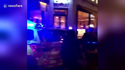 Heavy police presence at scene of Covent Garden taxi incident