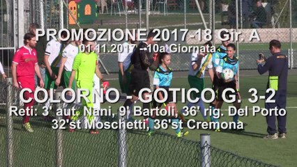 下载视频: Promozione: Colorno - Gotico Garibaldina 3-2, highlights e interviste