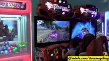Amusement Park: Super Cars Arcade Game Playtime w/ Hulyan and Maya   Basketball Time Fun!