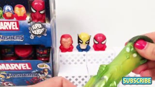 Marvel Mashems AVENGERS SUPERHEROES Spiderman, Captain America, Hulk
