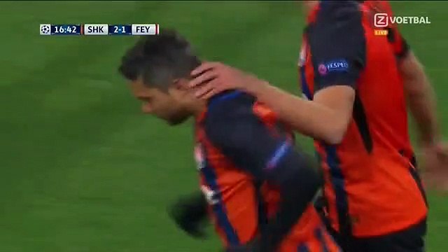 Marlos Goal HD - Shakhtar Donetsk 2-1 Feyenoord 01.11.2017
