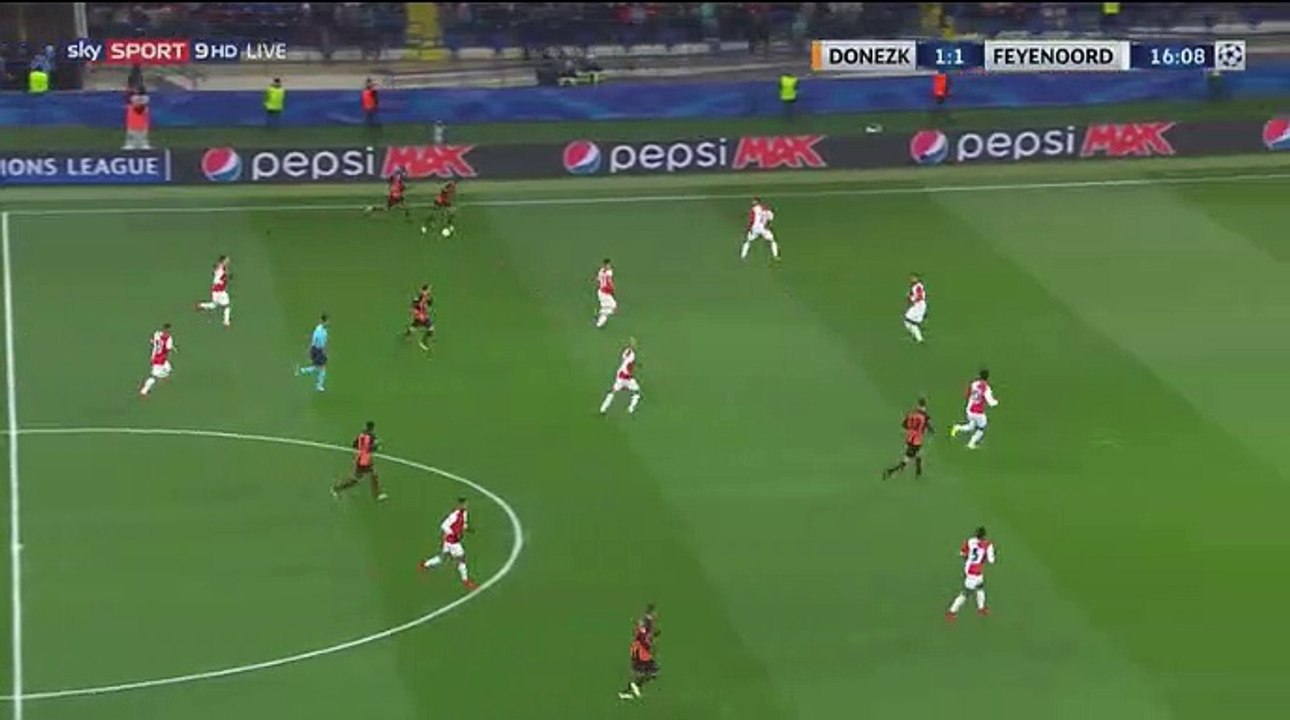 Marlos Goal - Shakhtar Donetsk 2-1 Feyenoord 01.11.2017