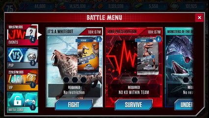 SMILODON Vs MARSUPIAL LION - Jurassic World The Game