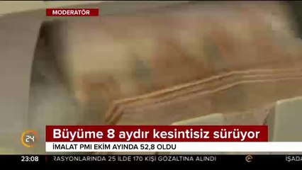 Büyüme 8 aydır kesintisiz sürüyor