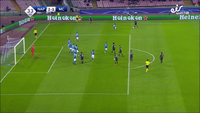 1-1 Nicolás Otamendi Goal UEFA Champions League Group F - 01.11.2017 SC Napoli 1-1 Manchester City