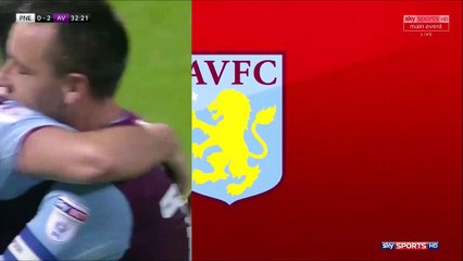 0-2 Robert Snodgrass Goal England  Championship - 01.11.2017 Preston NE 0-2 Aston Villa