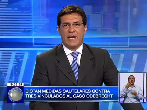 Dictan medidas cautelares contra tres vinculados al caso Odebrecht
