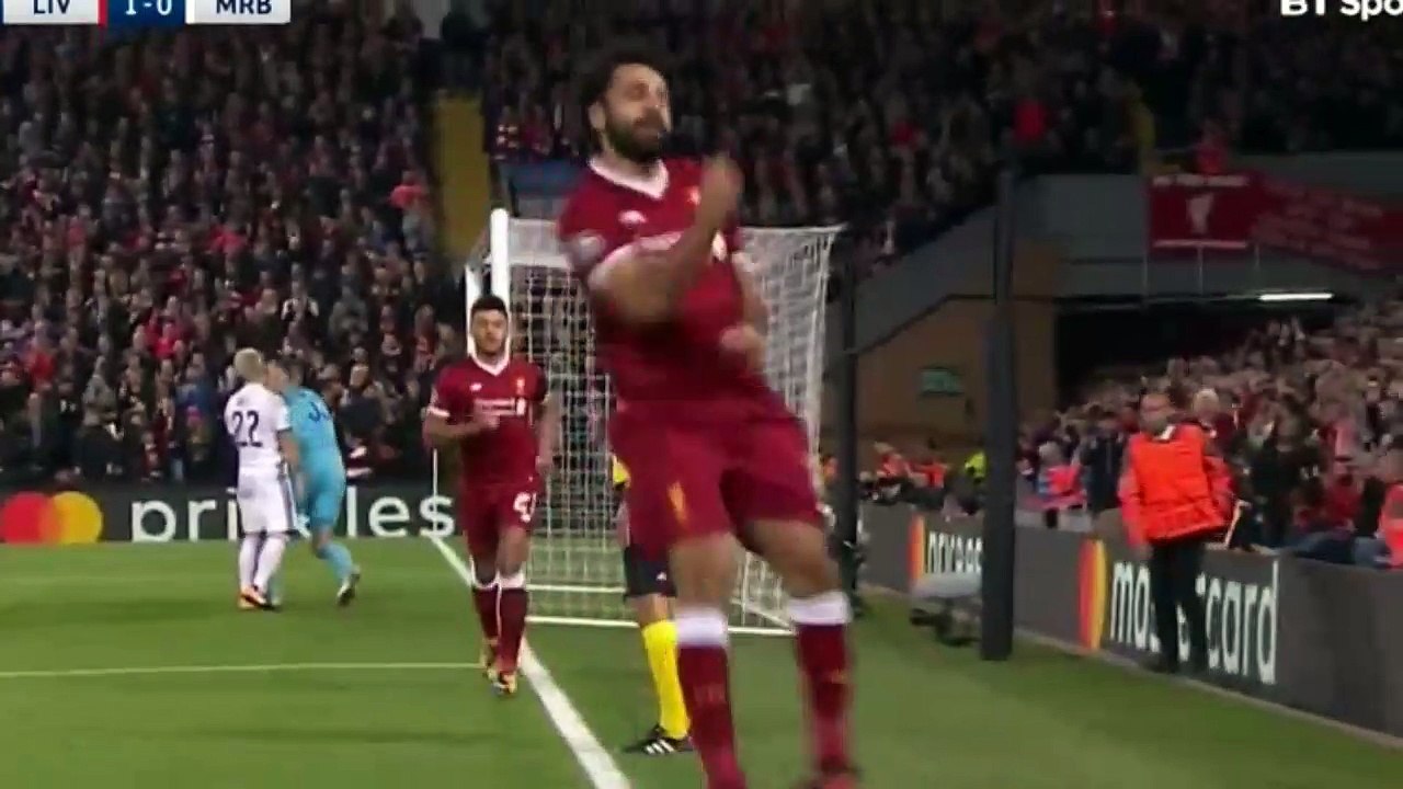 Mohamed Salah Goal HD - Liverpool 1-0 Maribor - 01.11.2017