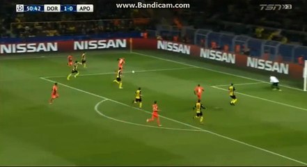 Super Goal M.POTE 1 - 1 DORTMUND 1 - 1 APOEL 01.11.2017 HD