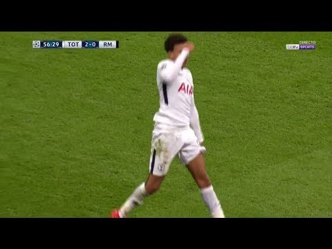 Dele Alli Second Amazing Goal - Real Madrid vs Tottenham 0-2 2017 720p HD