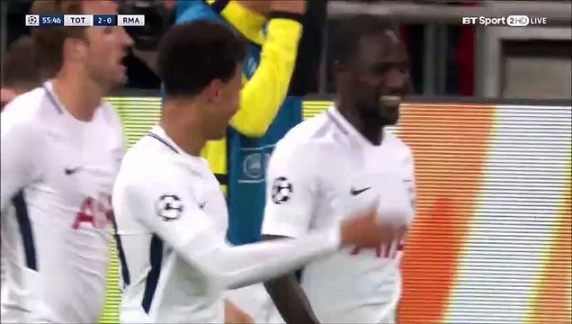 2-0 Dele Alli Goal UEFA Champions League Group H - 01.11.2017 Tottenham 2-0 Real Madrid