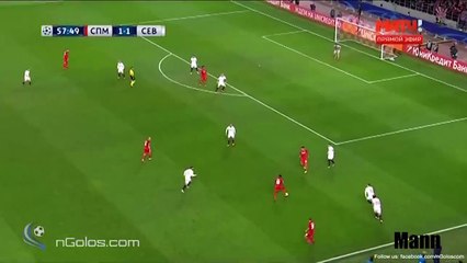 Lorenzo Melgarejo Goal - Spartak Moskva vs Sevilla (2-1) -  CHAMPIONS LEAGUE 17-10-2017 HD