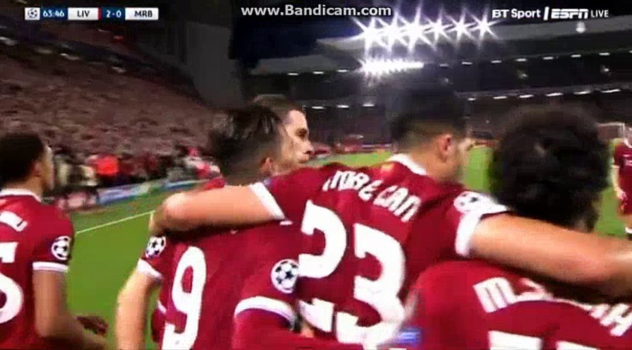 Liverpool 2 - 0	 Maribor