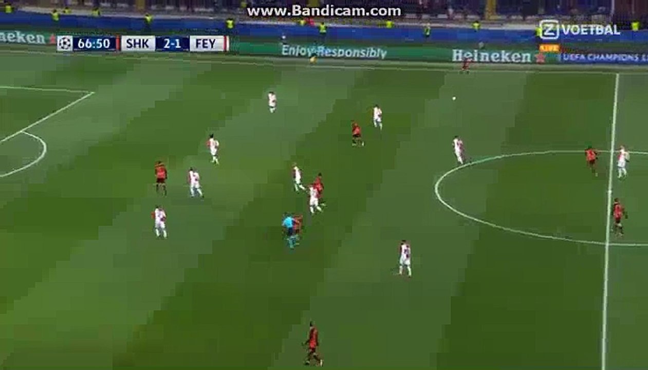 Marlos Goal HD - Shakhtar Donetsk 3-1 Feyenoord 01.11.2017