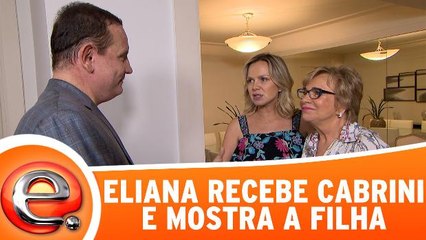 Eliana recebe Cabrini e mostra o rostinho da filha Manuela - 29.10.17 - Completo