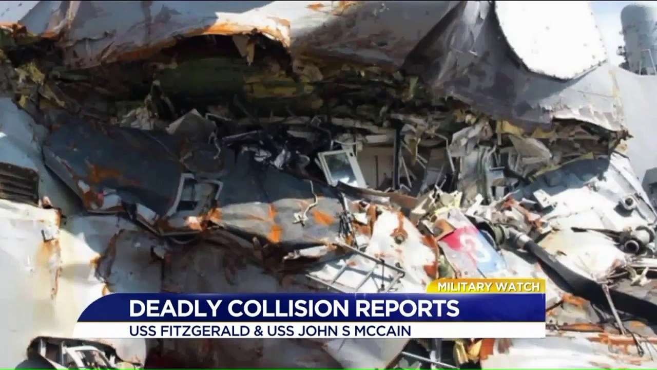 Navy Releases Reports for USS John S. McCain and USS Fitzgerald Collisions, Calls Them Preventable
