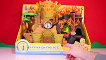IMAGINEXT DINOSAURS Dino Fortress Attacked by T-REX | Dinosaur Toys Videos & Toy Review