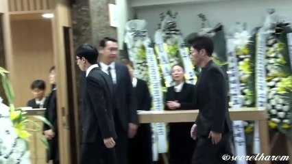 Members of 2D1N  & Running Man Attending Kim Joo Hyuk 's Wake 