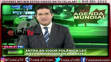 Entra en vigor polémica ley anti terrorismo en Francia-Agenda Mundial-Video