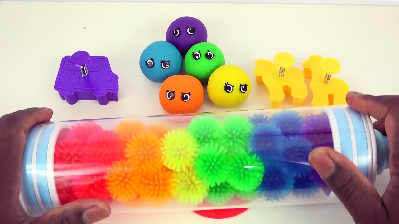 Modelling Clay Learn Colours With Shopkins Play Doh Balls Fun and Creative For Kids