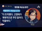 최순실 “증거있나”_채널A_뉴스TOP10