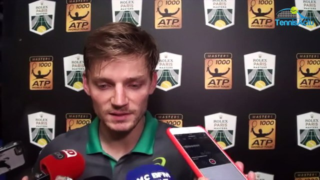Rolex Paris Masters 2017 - David Goffin : Aller au Masters à Londres, ça serait génial