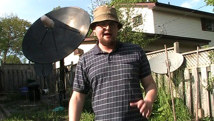 Backyard Cband Satellite Dish
