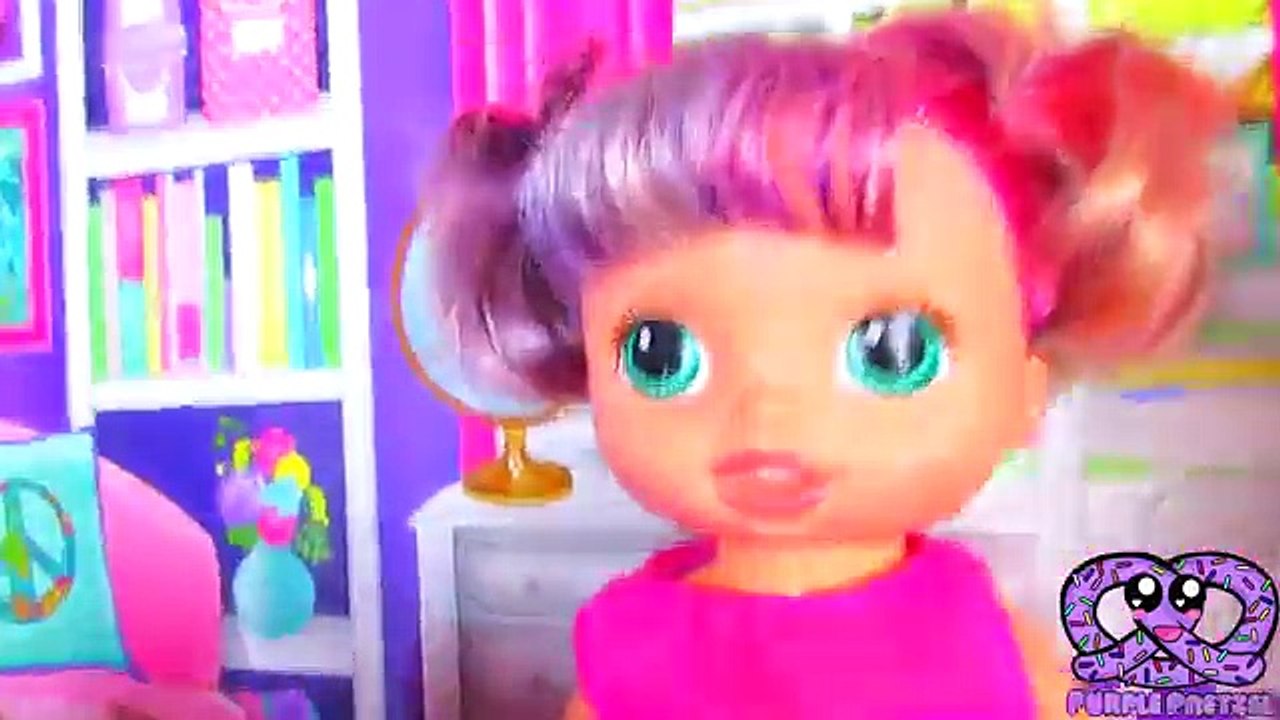 Baby Alive Exercise video! Bailey gets to be on tv!