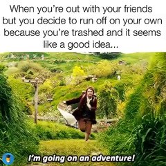 I'm going on an adventure!