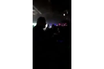 That moment when Bear Grillz fans tear the barricade at the final Peabody's Nightclub show