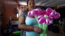Cómo hacer una flor de 6 pétalos con globos