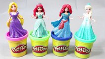 플레이도우 디즈니 공주 겨울왕국 엘사 인형 장난감 Play Doh Disney Frozen Princess Elsa Dress Up Magic Clip Dolls Toys