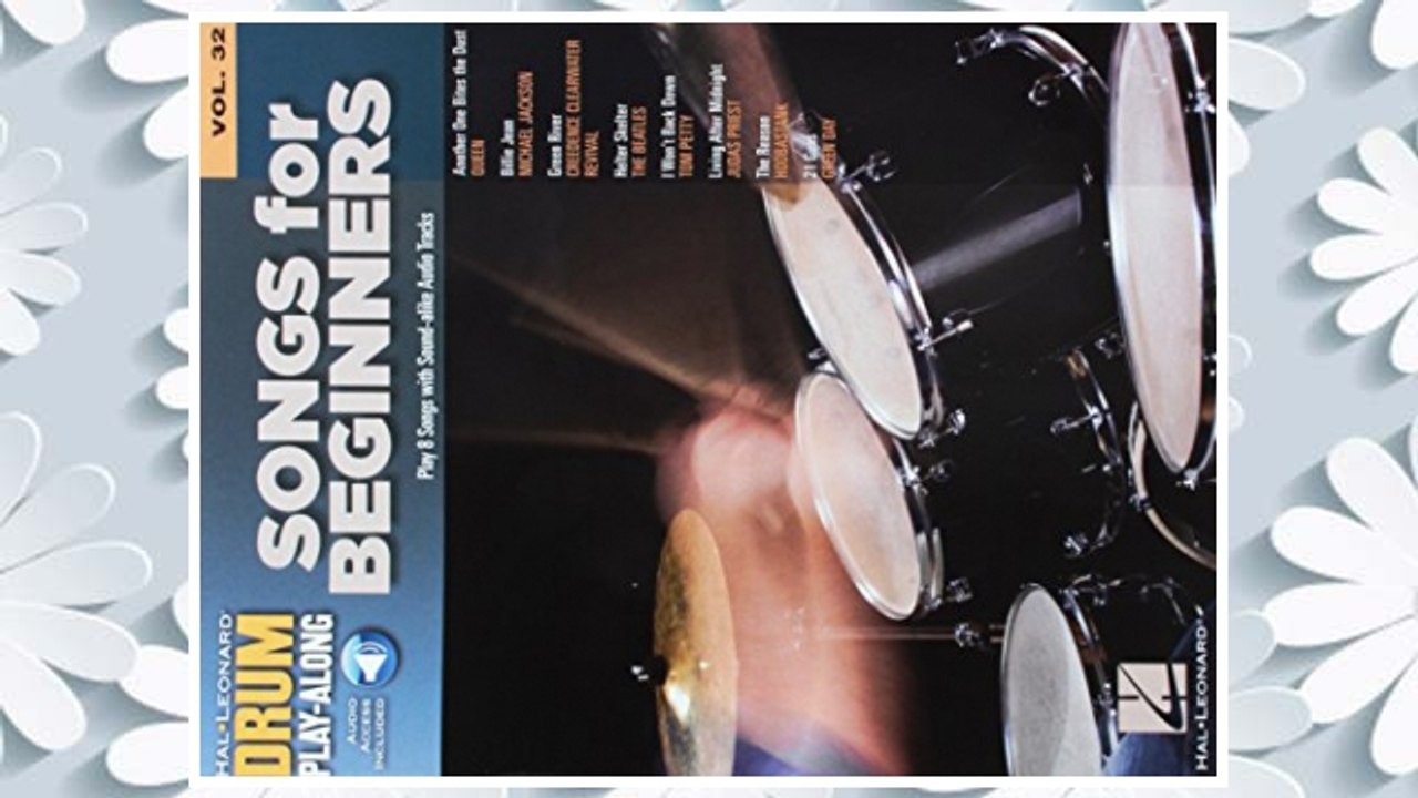 Download PDF Songs for Beginners: Drum Play-Along Volume 32 (Book & Audio) (Hal Leonard Drum Play-Along) FREE