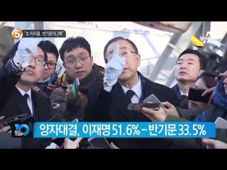 지지율 뚝…더 멀어진 ‘문’, 쫓아오는 ‘황’_채널A_뉴스TOP10