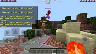 Minecraft PE - PROTEGENDO MINHA CAMA - (Bed Wars)
