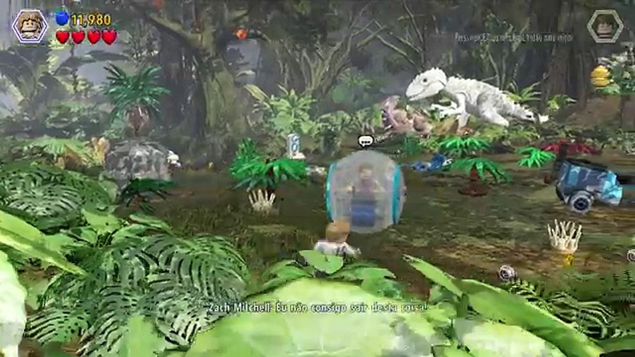 Lego Jurassic World #21 - Girosfera! Indominus REX x Anquilossauro!