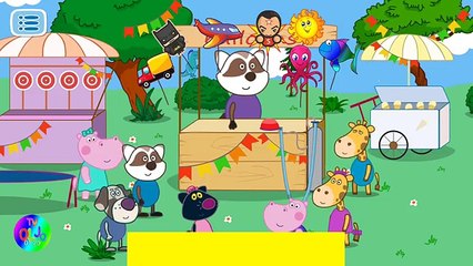 Hipopótamo Peppa - Niños Partido Partido - Juego de dibujos animados para los niños